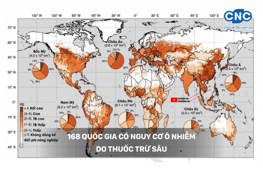 Bản đồ ô nhiễm đất trên thế giới